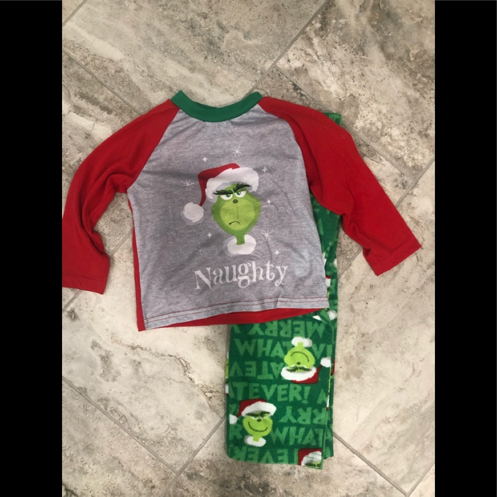 Grinch pajamas get ready for Christmas
